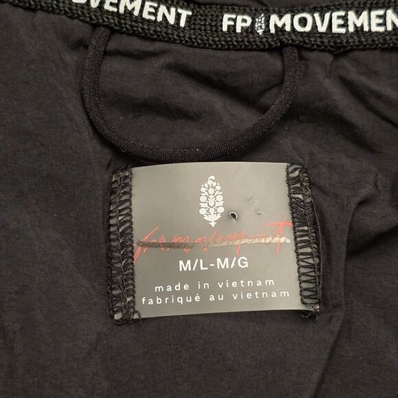 Free People Movement Billie Boxy Lightweight Insulated Jacket Black Women's M/L - Picture 6 of 7